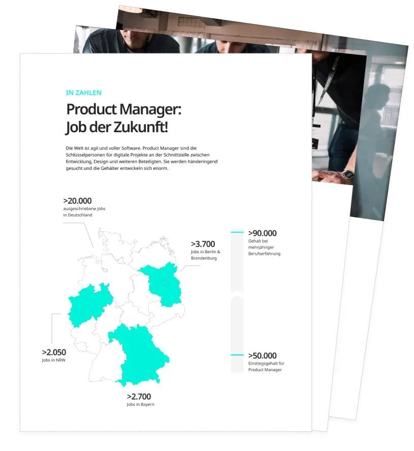 Das Booklet als PDF zum Product Management Bootcamp